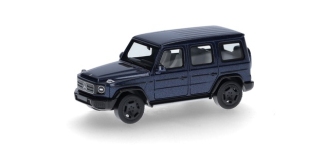 Herpa 431194 - H0 - Mercedes-Benz G580 EQ  - metallic blau